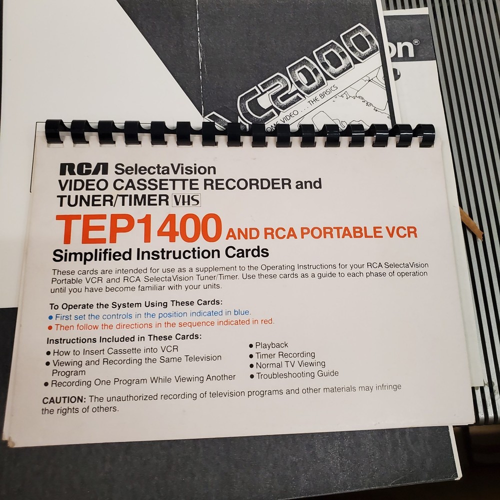 RCA Selectavision Turner Timer Module TEP 1400