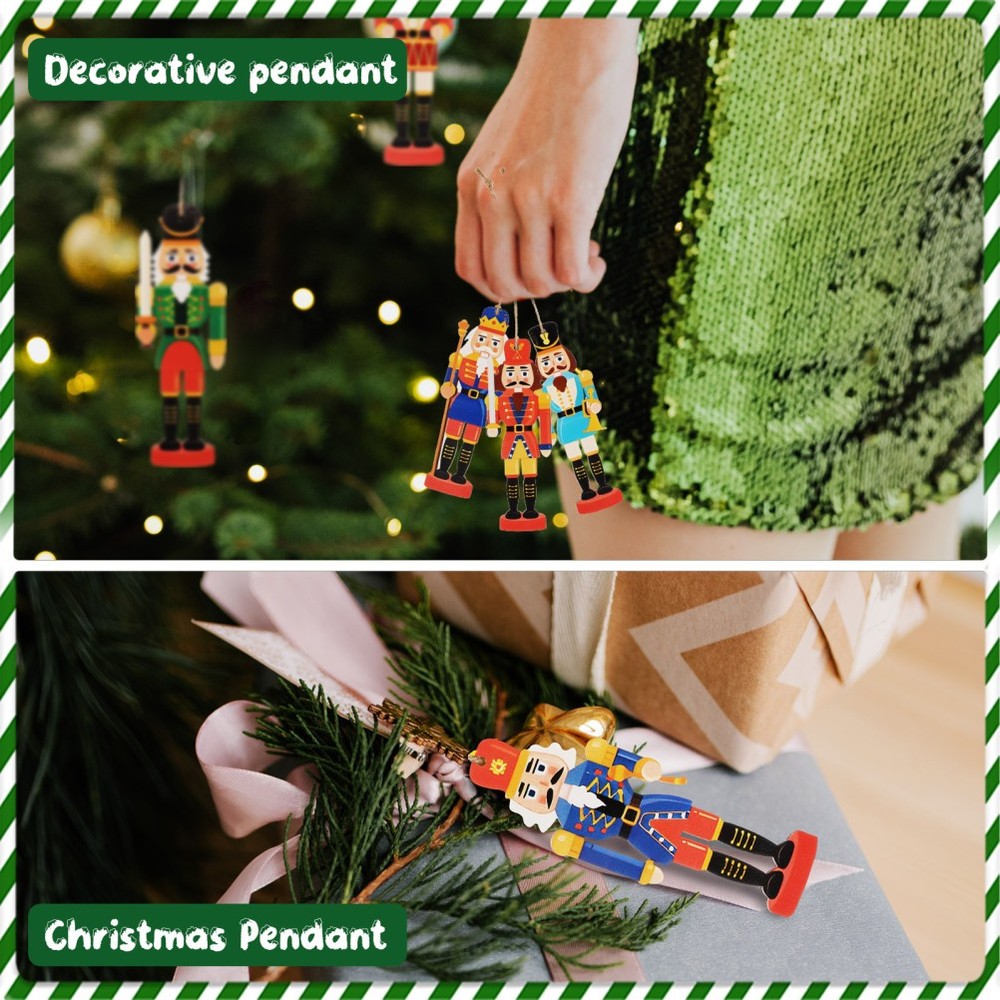 36 Pcs Nutcracker Miniature Nutcrackers Holiday Door Decorations