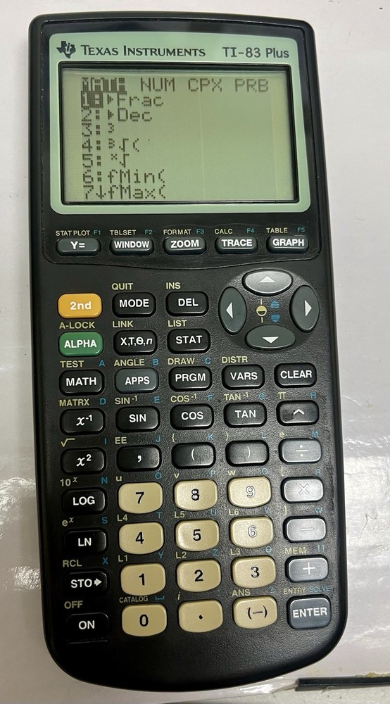 Texas Instruments TI-84 Plus & TI-83 Plus Graphing Calculator Working