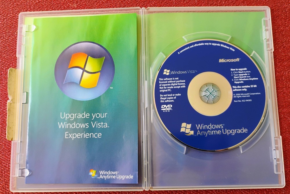 Microsoft Windows Vista upgrade