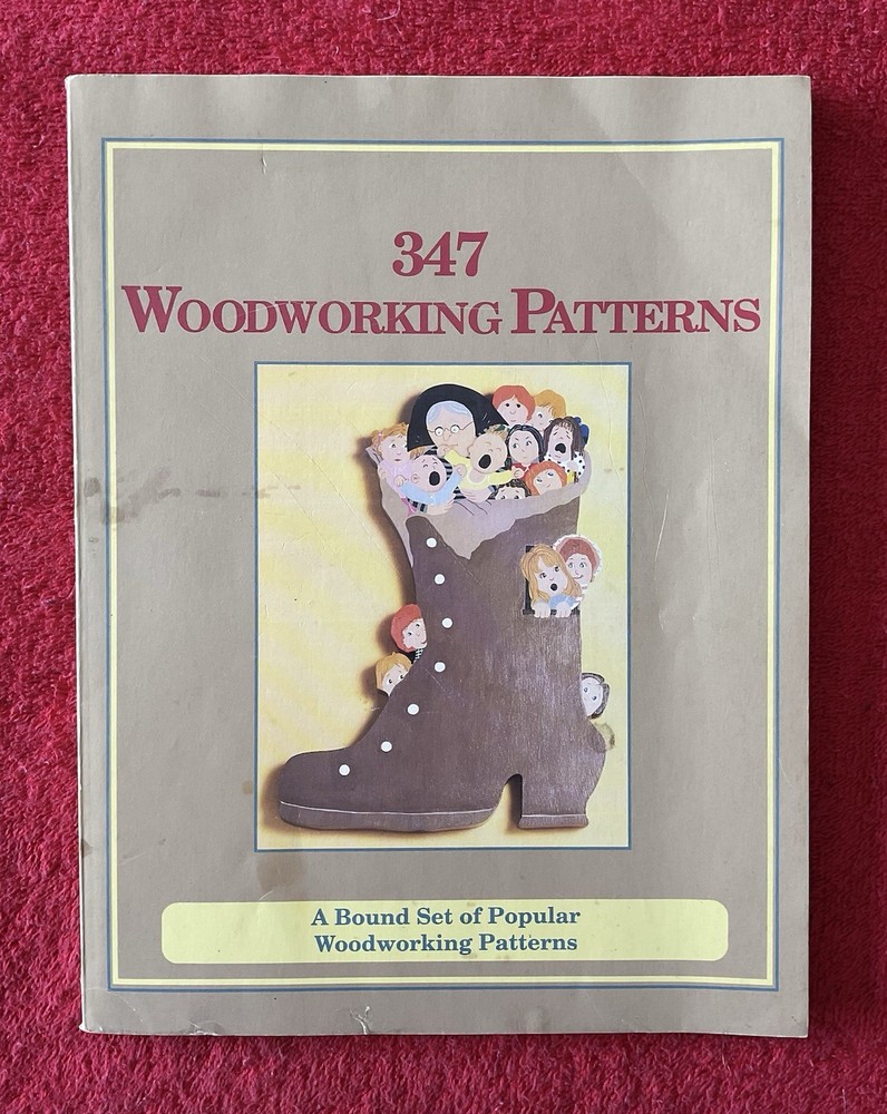 347 Woodworking Patterns 1990 Softcover