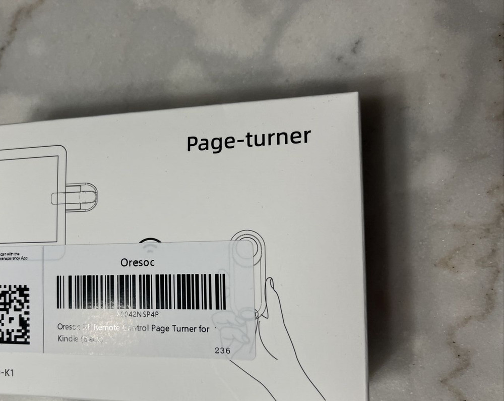 RF Remote Control Page Turner Black NEW