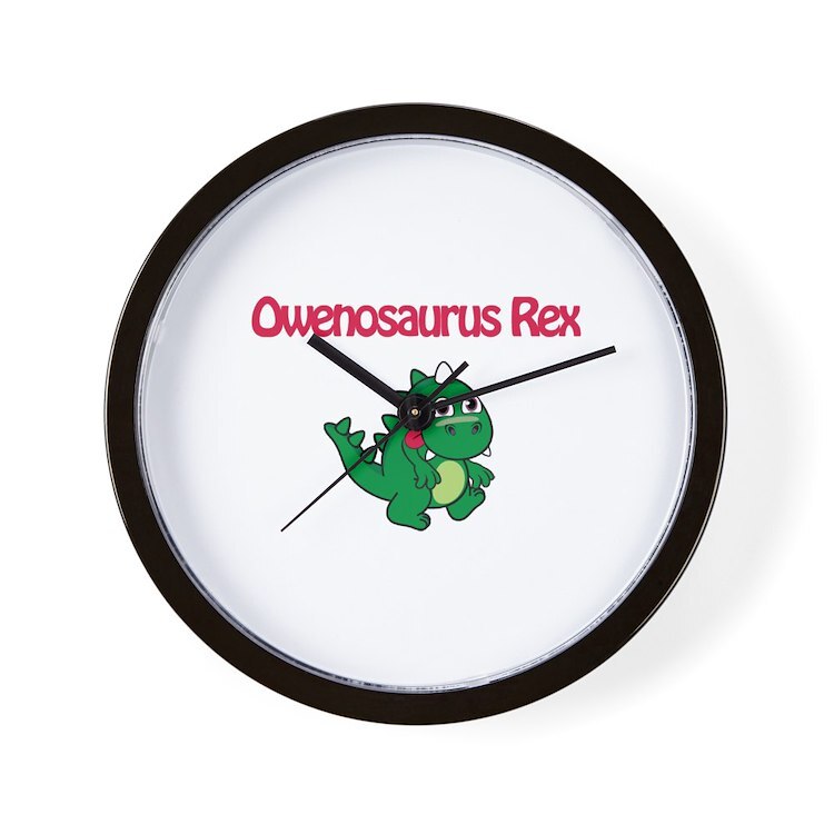 CafePress Owenosaurus Rex 10" Wall Clock (160887971)