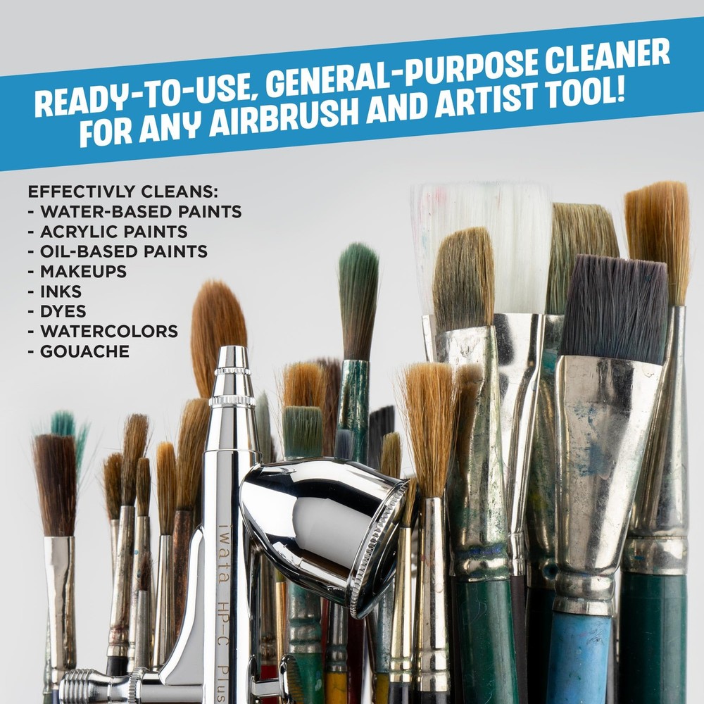 Medea Airbrush Cleaner 32 Oz – Ready-to-use Solution For Air