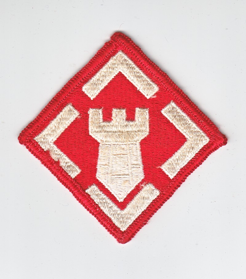 Army Patch: 20th Engineer Brigade - merrowed edge