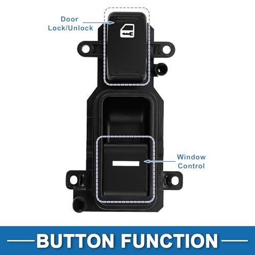Power Window Switch Front Right Passenger Side Window Control Switch for Honda