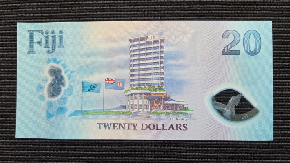 FIJI $20 Dollars 2026 First Prefix AA UNC Polymer Banknote Folder