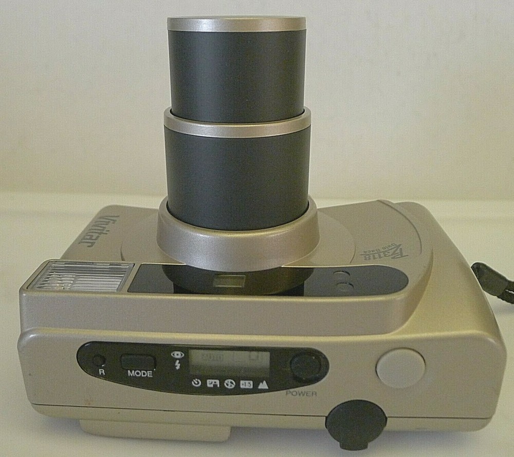 Vivitar Series 1 PZ3118 Data Back 35mm Camera plus Strap - TESTED A