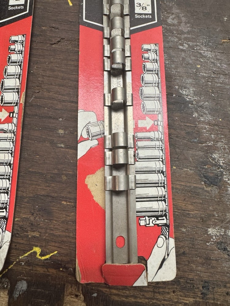 Sears Socket Carry Rack (2) For 1/2 And 3/8