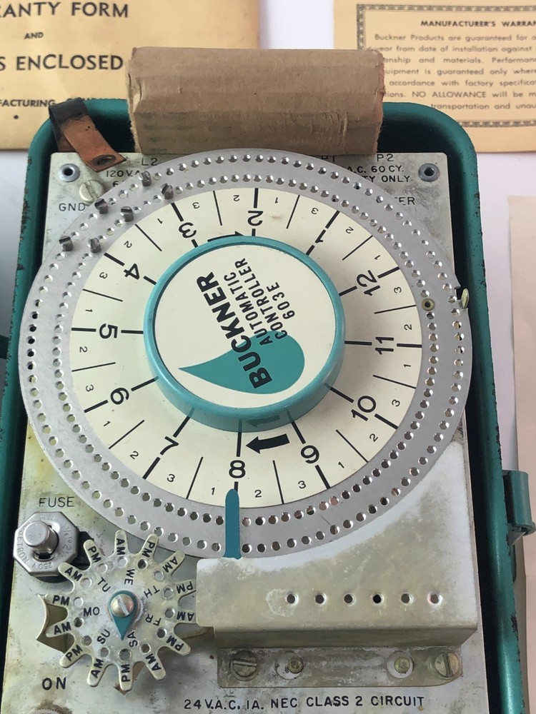 Buckner Automatic Sprinkler Controller Model 603E