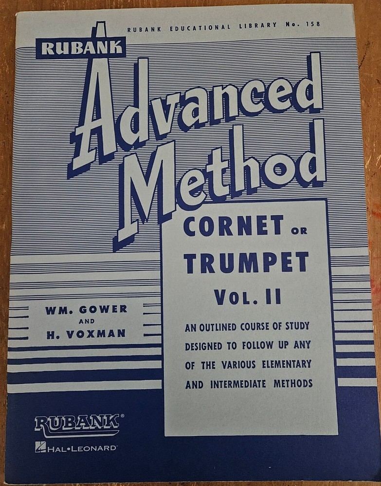 Hal Leonard Rubank Advanced Method for Coronet Or Trumpet Volume 2
