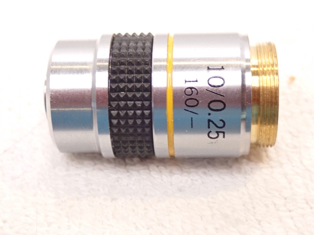 Microscope objective lens 10/0.25, 160/-