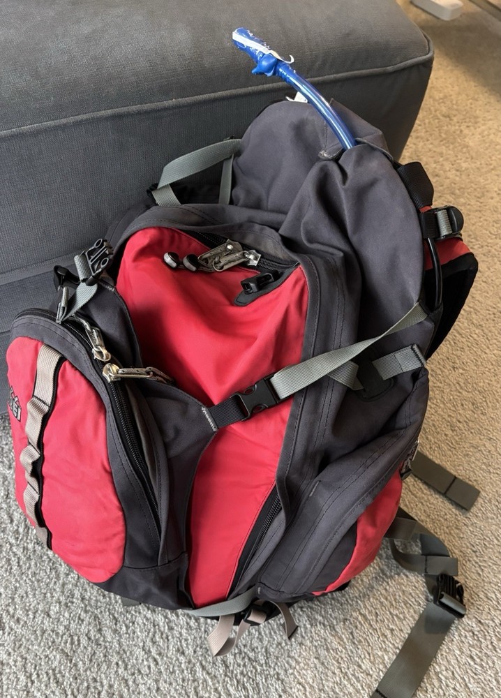 REI Alpine Mountain Backpack. Slightly used red and black Backpack.