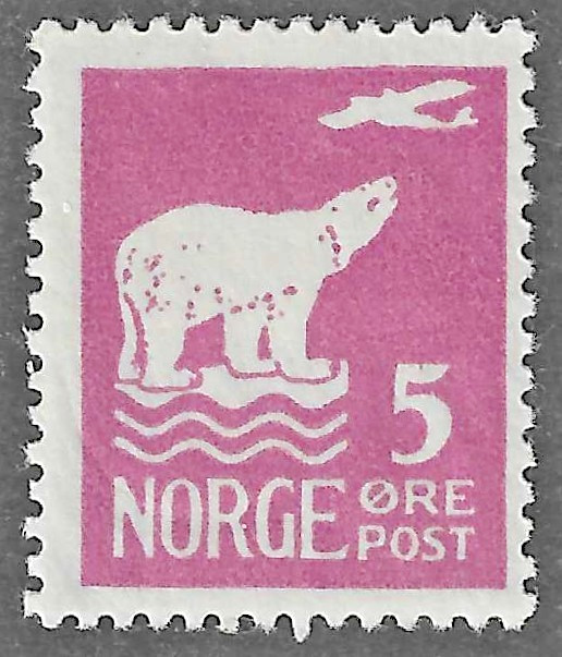 Norway (1925)  - Scott # 106,    MH