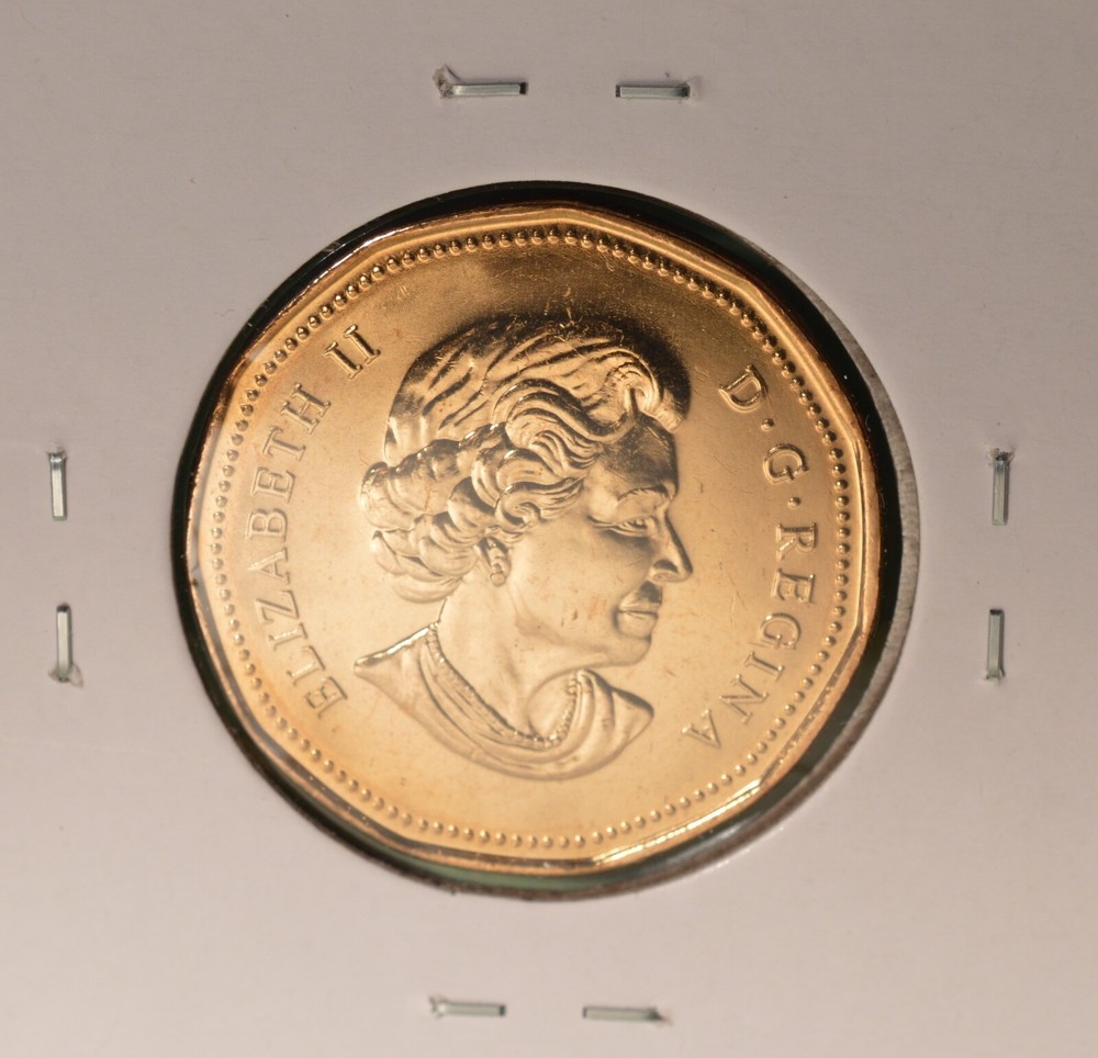 2004 Canada Lucky Loonie - BU UNC - from mint roll 🇨🇦🇨🇦