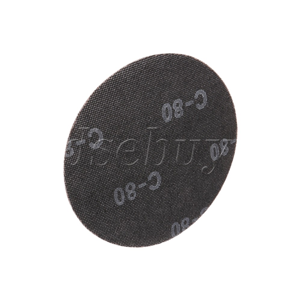 5 Pieces Hook and Loop Mesh Sanding Discs 9" 80 Grit for Stone Ceramic Tiles