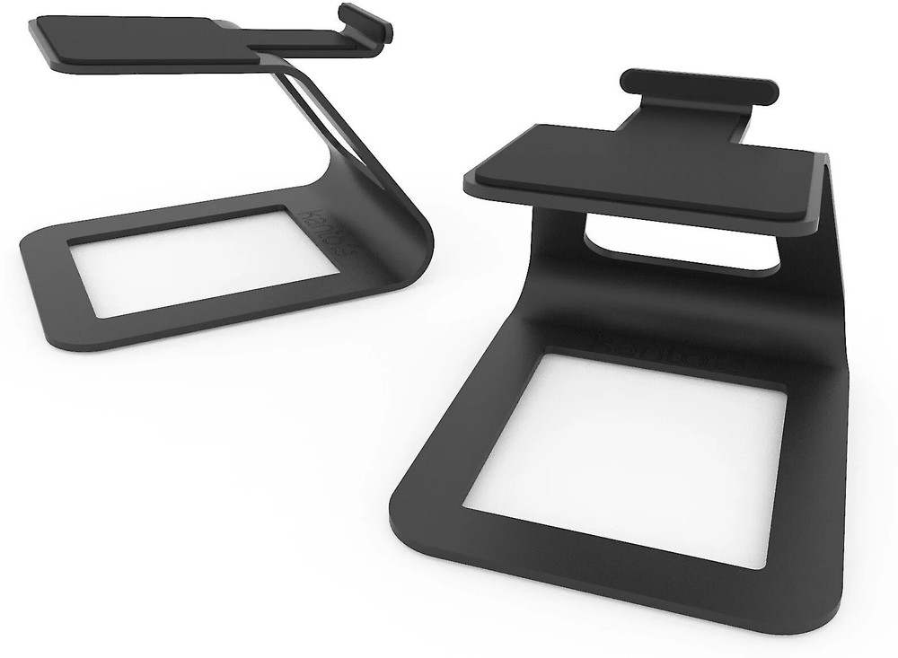 Kanto elevated desktop speaker stands (black)