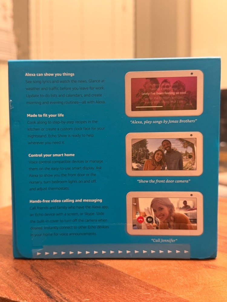 AMAZON ECHO SHOW 5 1ST GEN - WHITE