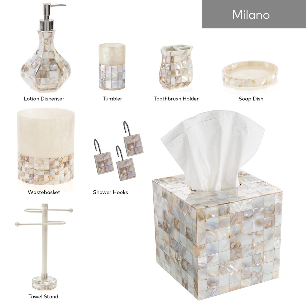 Milano Tissue Box Cover Rectangular - Decorative Tissue Box Holder Rectangula...