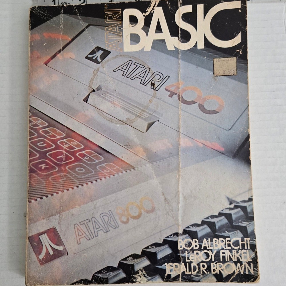 Atari BASIC Bob Albrecht 1979 Vintage Computer Programming Book 400 800