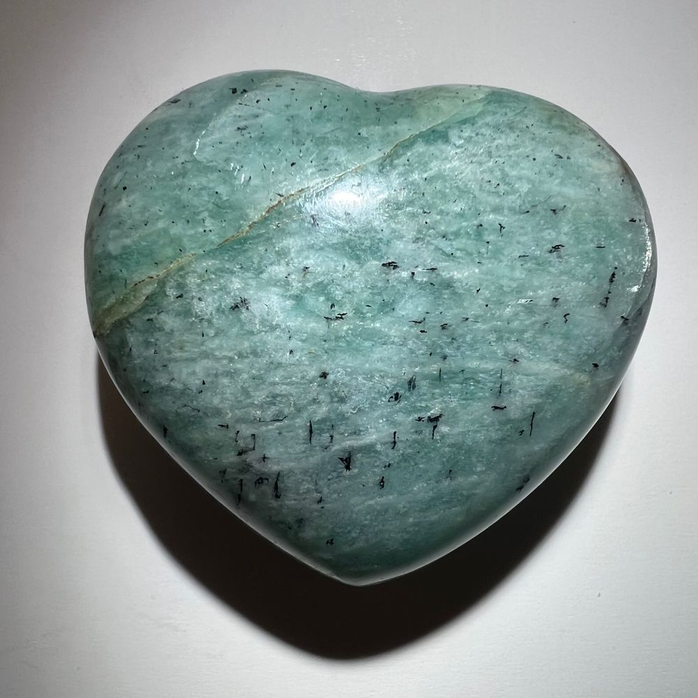 Amazonite Heart Carving (2)
