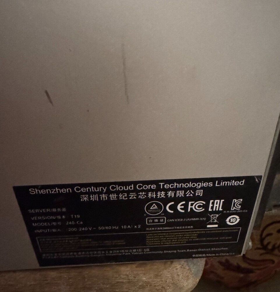 Used Bitmain Antminer T19 84T