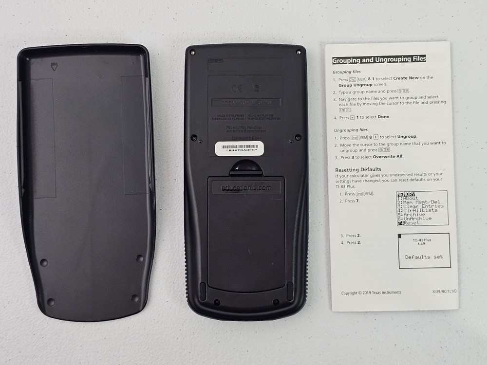 Texas Instruments TI-83 Plus Graphing Calculator - Black