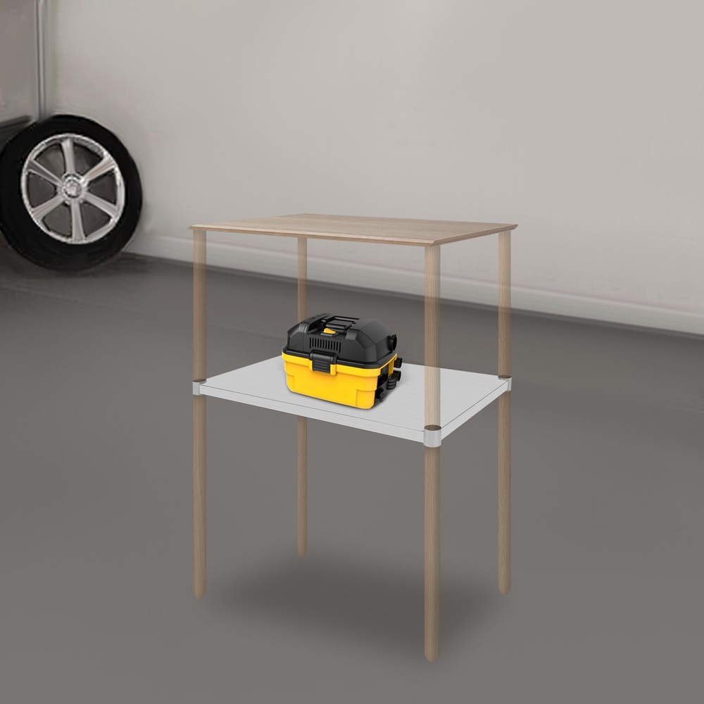 Stainless Steel Table, Adjustable Lower Shelf, Under Shelf for Work Tables