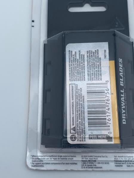 DEWALT Drywall Blade (50-Pack)