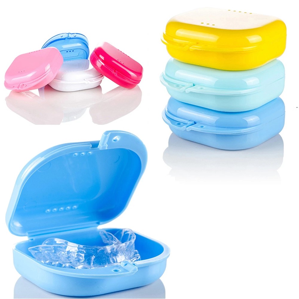 Dental Assorted Orthodontic Retainer Denture Container Teeth Storage Case Box