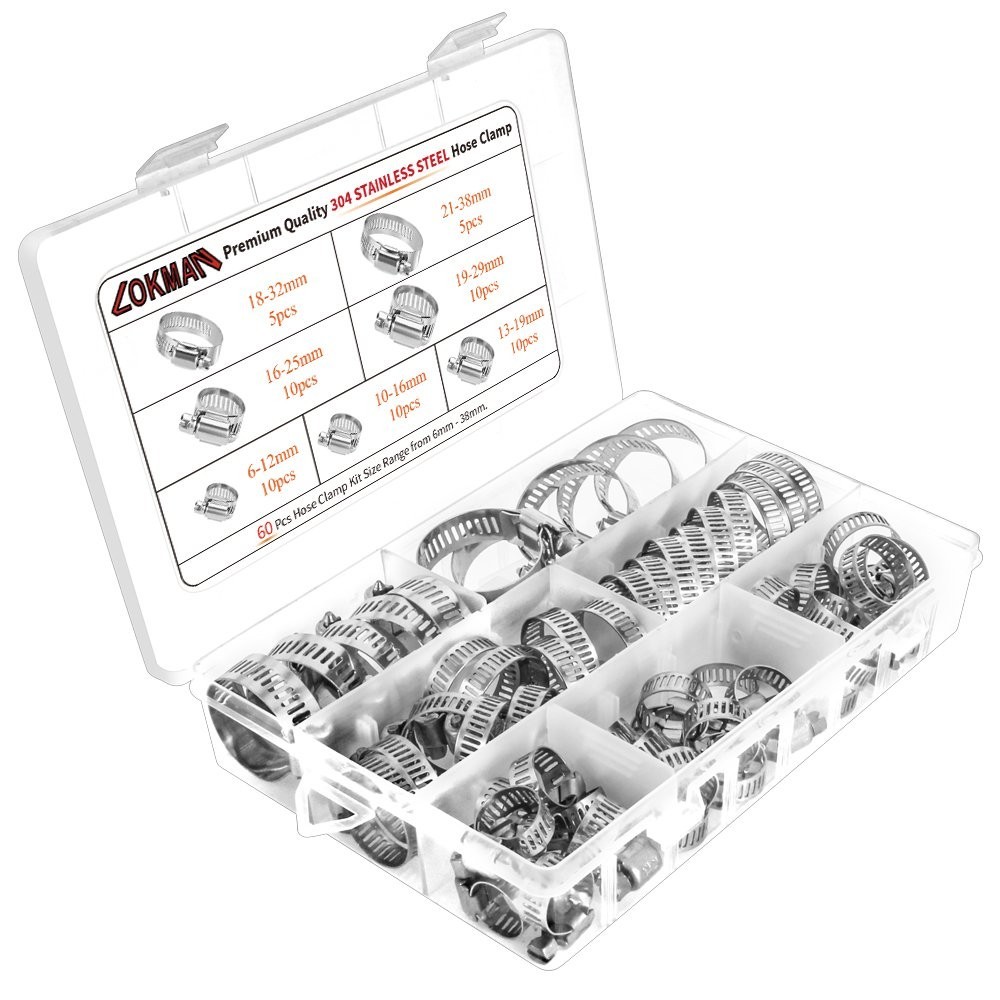 Stainless Steel Hose Clamp Assortment Kit