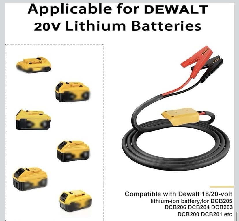 Jumper Cables with Adapter