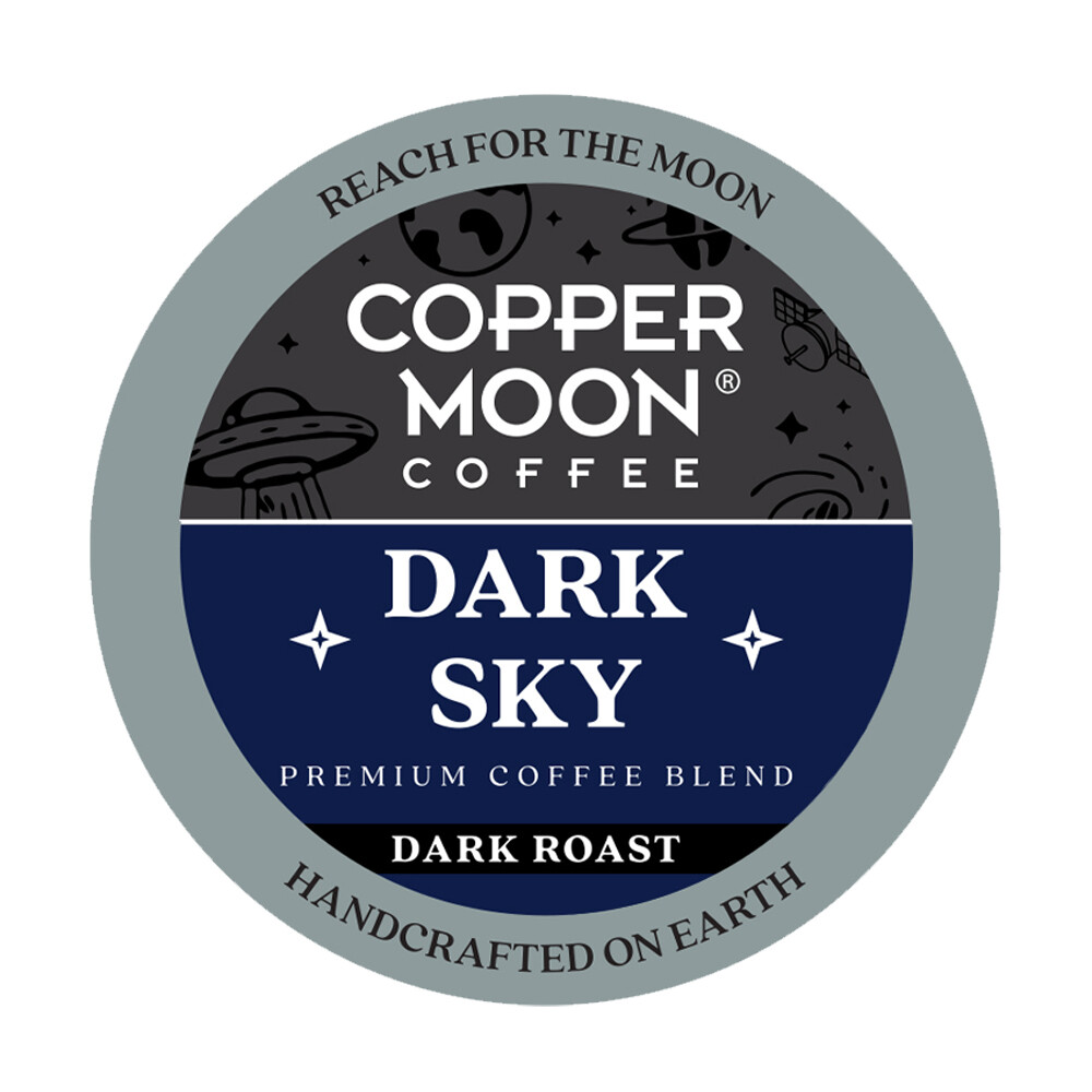 COPPER MOON COFFEE K-CUPS DARK SKY BLEND, 72 COUNT