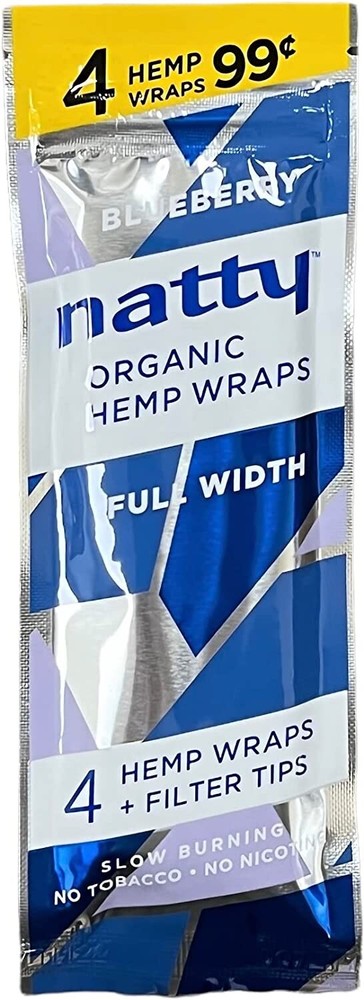 NATTY WRAPS ROLLING PAPER COMBO 10 PACK VARIETY (4 SHEETS PER PACK)