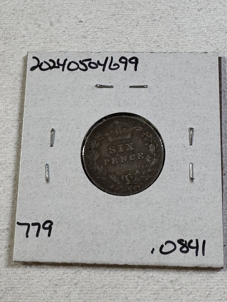 1899 Great Britain Silver 6 Pence