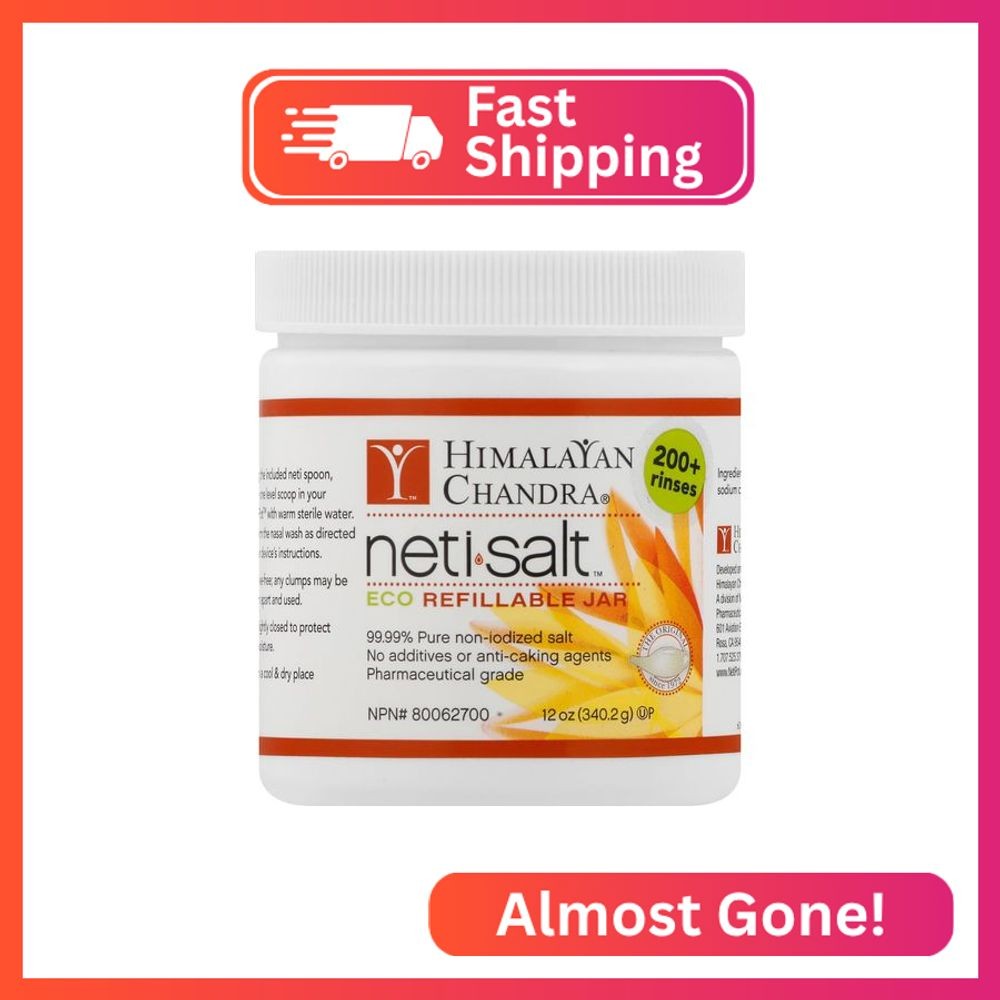 Himalayan Chandra Neti Pot Salt Jar, 12 oz