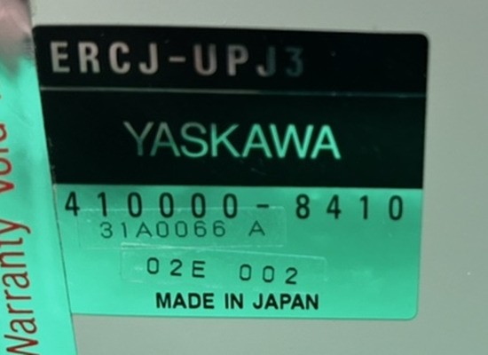 Yaskawa Motoman ERCJ-UPJ3-B00-N controller