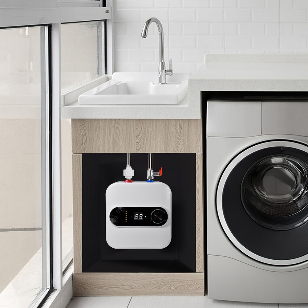 Fast Heat Electric Instant Hot Water Heater Under Sink Small Water Tank Kitchen