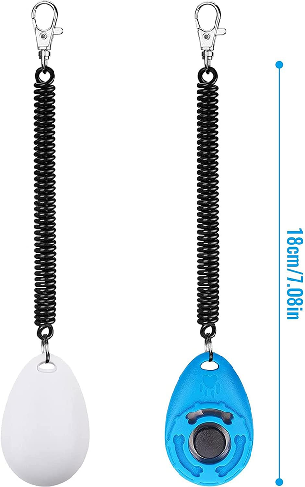 Dog Training Clicker with Wrist Strap - Durable Lightweight Easy to Use