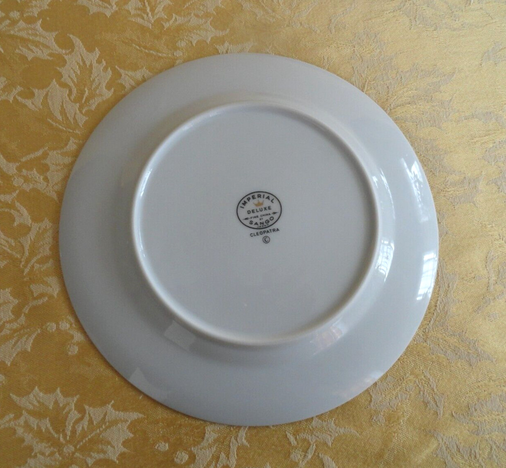 7Pcs Imperial Deluxe Sango Fine China Cleopatra Pattern Dinner Place Setting