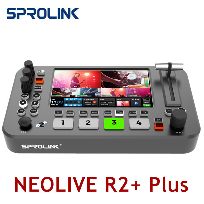 SPROLINK NeoLIVE R2 Plus 5.5" Multifunctional Broadcast Switcher Live Streaming