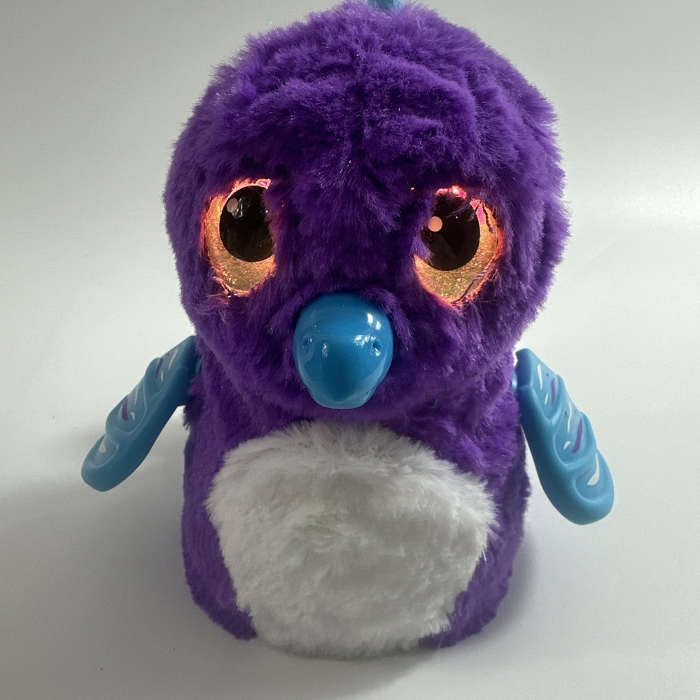 Hatchimals Purple Drangle Dragon Interactive Plush Toy
