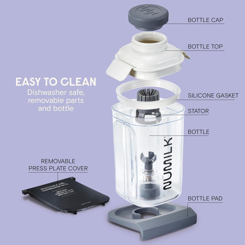 Numilk 32oz Nut Milk Maker - Plant-Based Milk in 60 Seconds