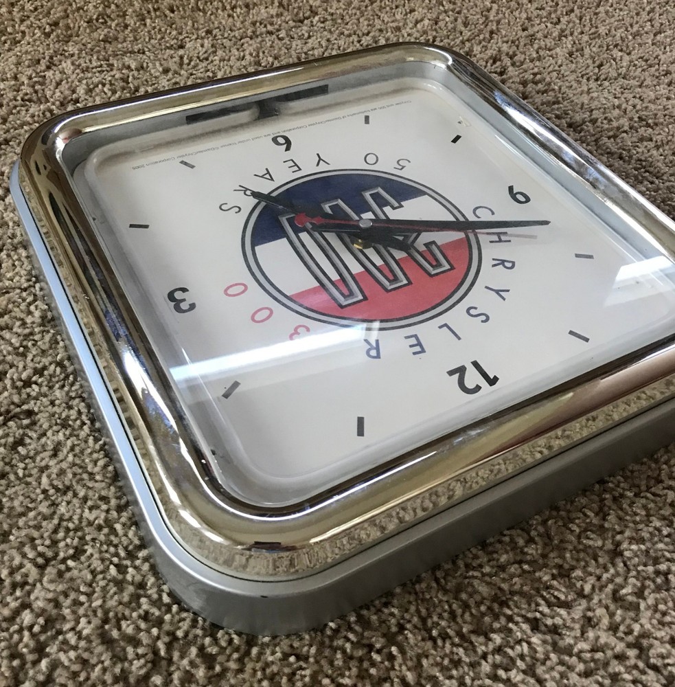 CHRYSLER 300 - 50 YEARS - ANNIVERSARY WALL CLOCK
