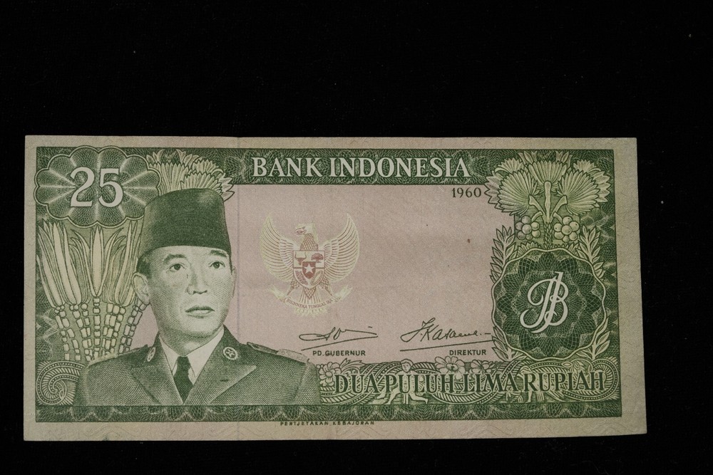 INDONESIA 25 Rupiah 1960