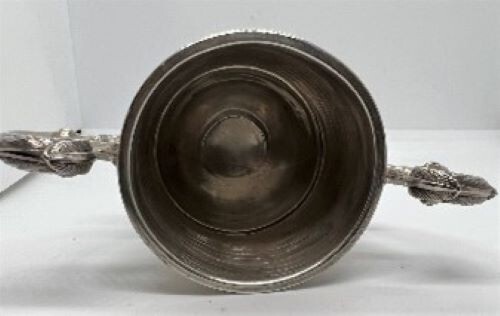 Hallmarked silver miniature two handle trophy 52.3g