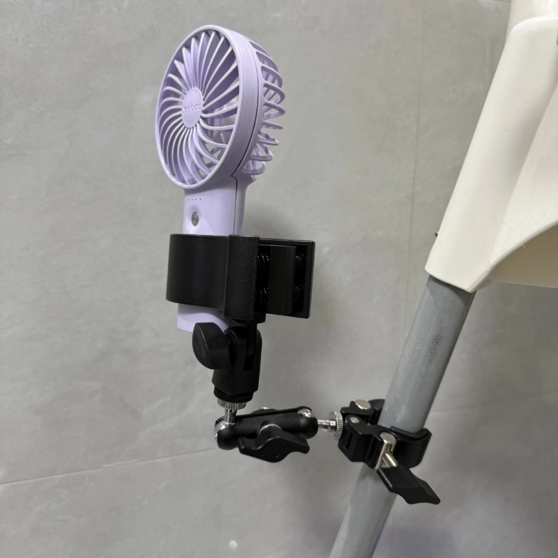 Easy Installation Grip Clamp for Microphones Fan Ensuring Secure Attachment