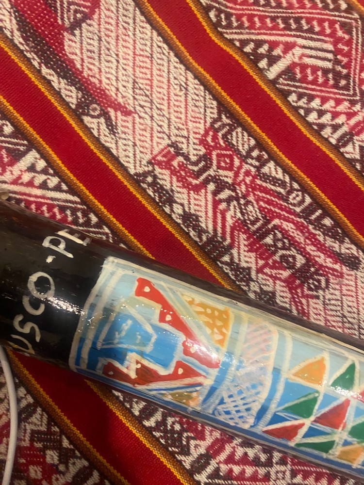 Peruvian handmade rainstick for sound healing