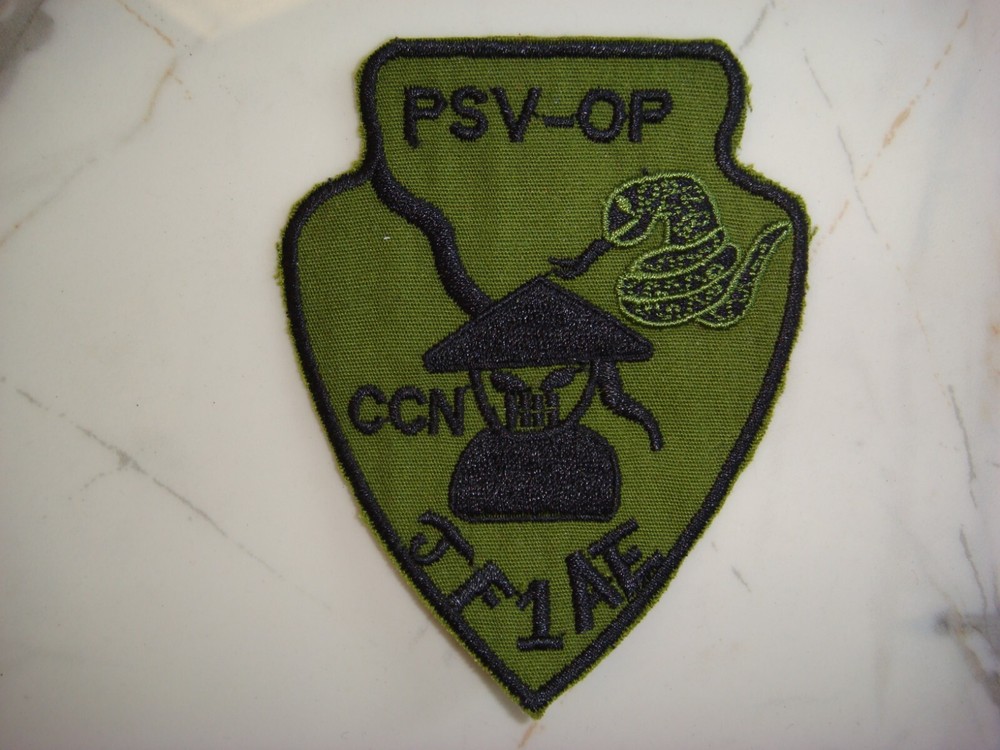 US TASK FORCE 1 AE (ADVISORY ELEMENT )CCN PSV-OP,  VIETNAM WAR  SUBDUED PATCH