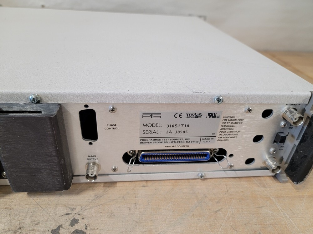Programmed Test Sources PTS 310 FREQUENCY SYNTHESIZER 310S1T10 - Working